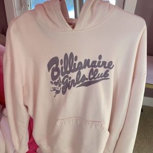 Billionaire Girls Club pink hoodie